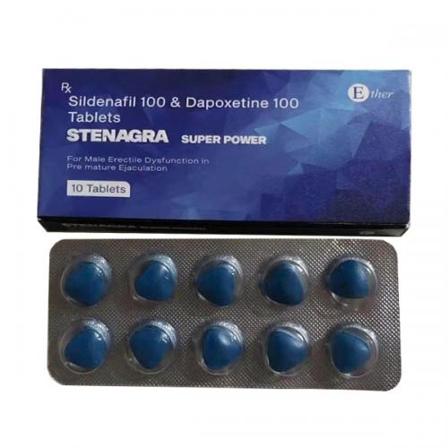 印度医尔蓝钻超级万艾可双效片Stenagra super power