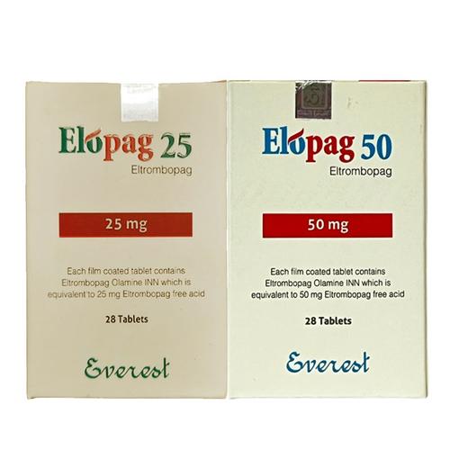 珠峰艾曲泊帕乙醇胺片25mg/50mg*28片/盒 ELOPAG Eltrombopag Olamine