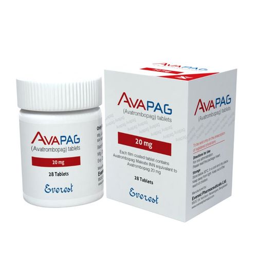 马来酸阿伐曲泊帕片20mg*28片/盒 Avapag Avatrombopag Tablets
