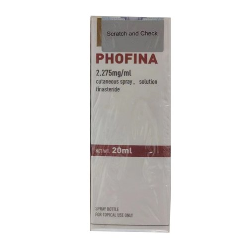 非那雄胺喷雾剂2.275mg/ml/20ml  PHOFINA cutaneous spray，solution finast