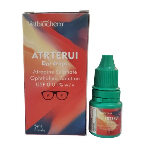 低浓度阿托品滴眼液5ml  0.01% atropine  ATRTERUI Vetbiochem