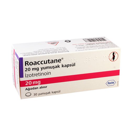 罗可坦20mg*30片/盒 别名（异维A酸、异曲替酯保肤灵 异维甲酸） Roaccutane 20mg yumusak kapsul