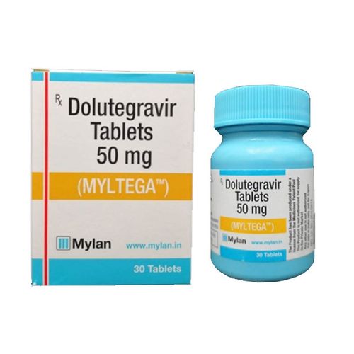 多替拉韦钠片(特威凯)(DTG) 50mg*30片  Mylan MYLTEGA Dolutegravir 艾滋病治疗药 HIV