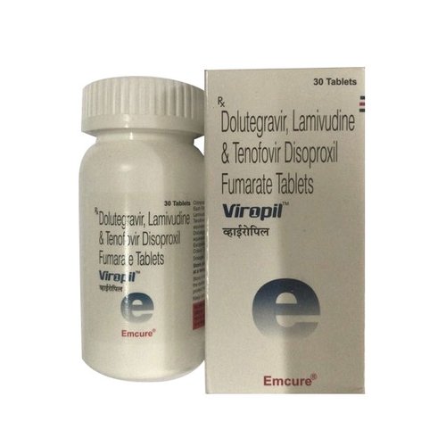 Viropil 韦润普-多替拉韦/拉米夫定/替诺福韦  30片/盒 Emcure 艾滋病阻断药