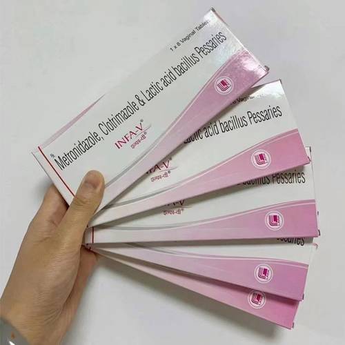 INFA-V梅尼达酮妇科药  metronidazole clotrimazole & lactic acid bacillus Pe