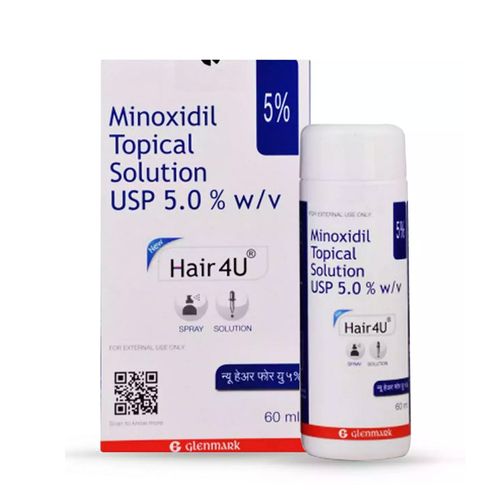 米诺地尔喷雾剂头发生长液 Glenmark Hair 4u 5% hair 4u hair
